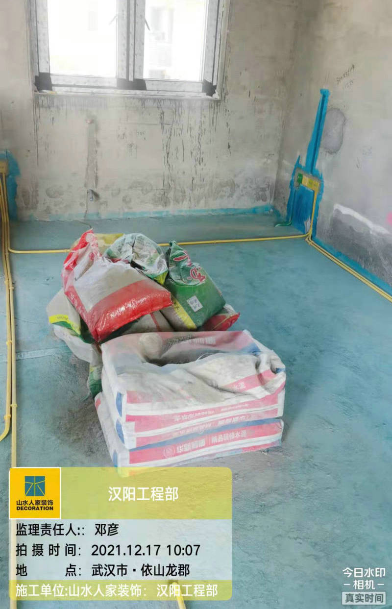 依山龙郡小区装修工地水电工程巡检