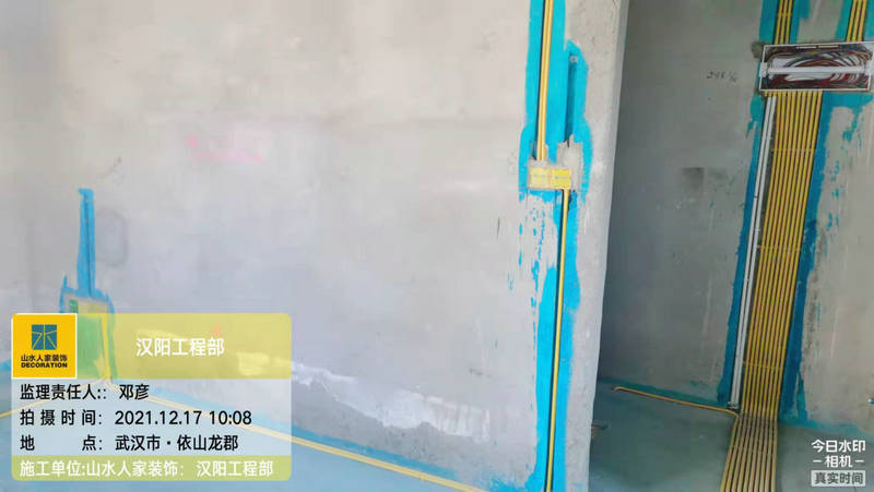 依山龙郡小区装修工地水电工程巡检