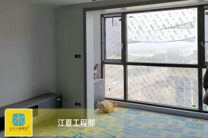 阳光佳苑装修工地主材安装工程巡检
