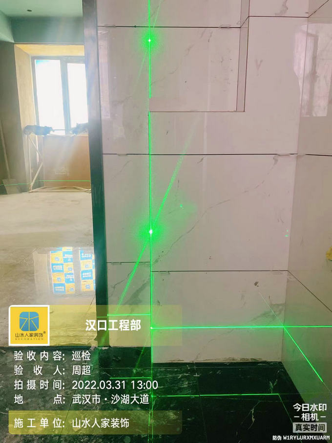 东湖城四期装修工地泥木工程验收巡检
