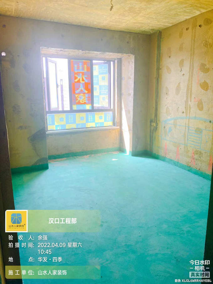 华发时光1栋装修工地泥木施工巡检