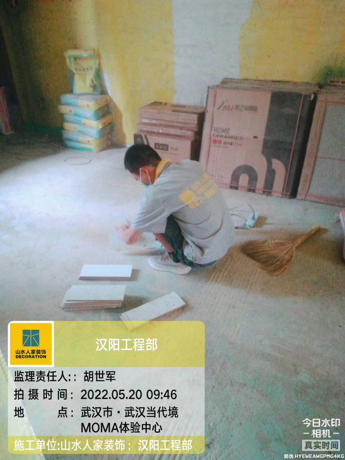 桃李郡装修工地泥工施工