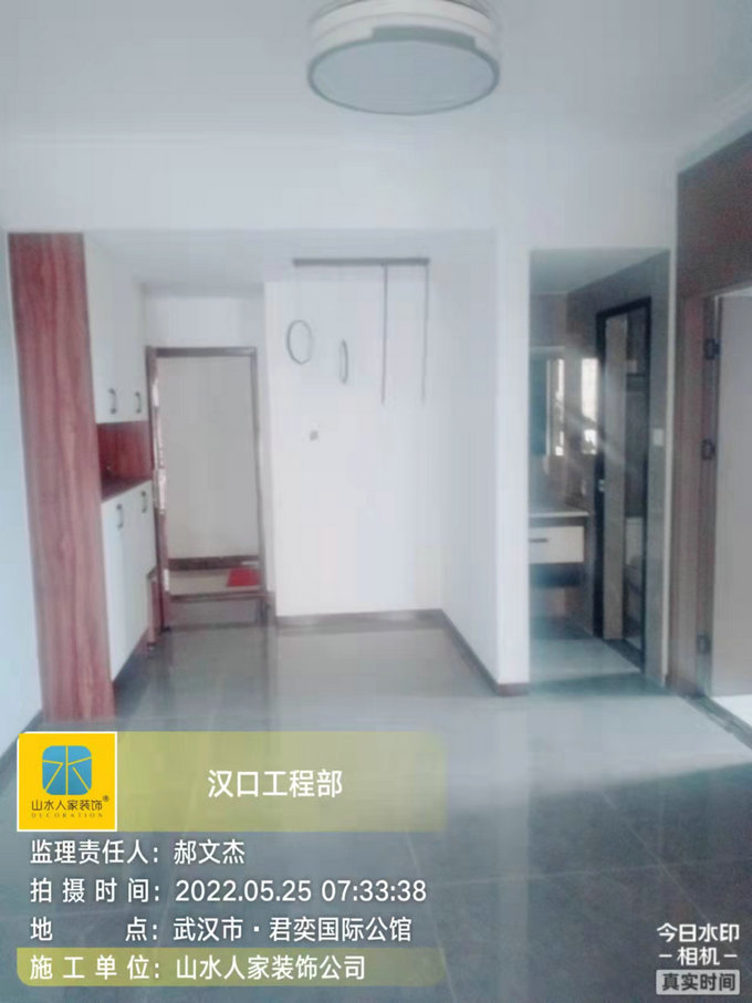 君奕公馆1栋装修工地工地待交工