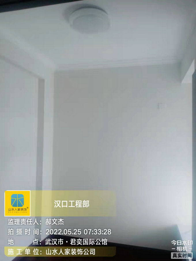 君奕公馆1栋装修工地工地待交工